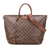 ルイ ヴィトン ダミエ ベルモント ハンドバッグ ショルダーバッグ 2WAY N63169 エベヌ ブラウン PVC レザー レディース LOUIS VUITTON 【中古】