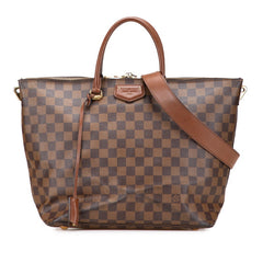 ルイ ヴィトン ダミエ ベルモント ハンドバッグ ショルダーバッグ 2WAY N63169 エベヌ ブラウン PVC レザー レディース LOUIS VUITTON 【中古】