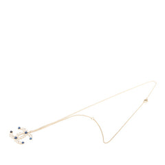 シャネル ココマーク ビジュー ネックレス B19A ゴールド メッキ レディース CHANEL 【中古】