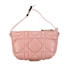 ディオール カナージュ ポーチ ピンク レザー レディース Dior 【中古】