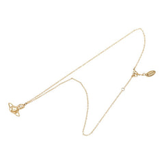 ヴィヴィアンウエストウッド NORA オーブ チェーン ペンダント ネックレス ゴールド メッキ ラインストーン レディース Vivienne Westwood 【中古】