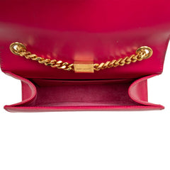 サンローラン YSLモノグラム クラシックケイト タッセル チェーン ショルダーバッグ 354120 ピンク レザー レディース SAINT LAURENT 【中古】