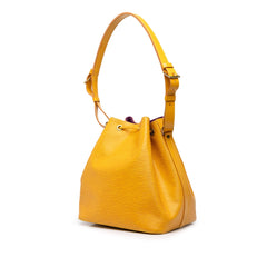ルイ ヴィトン エピ プチノエ ワンショルダーバッグ M44109 タッシリイエロー レザー レディース LOUIS VUITTON 中古