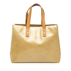 ルイ ヴィトン モノグラム ヴェルニ リードPM ハンドバッグ M91144 ベージュ系 パテントレザー レディース LOUIS VUITTON 【中古】