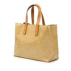 ルイ ヴィトン モノグラム ヴェルニ リードPM ハンドバッグ M91144 ベージュ系 パテントレザー レディース LOUIS VUITTON 【中古】