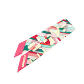 エルメス ツイリー ON A SUMMER DAY オン ア サマーデイ スカーフ ピンク グリーン マルチカラー シルク レディース HERMES 【中古】