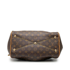 ルイ ヴィトン モノグラム ティヴォリGM ショルダーバッグ M40144 ブラウン PVC レザー レディース LOUIS VUITTON 【中古】