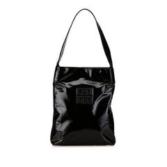 ジバンシー パイソン型押し ワンショルダーバッグ ブラック エナメル レディース Givenchy 【中古】
