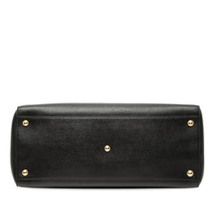 フェンディ トュージュール トートバッグ ショルダーバッグ 2WAY 8BH250 ブラック ゴールド レザー レディース FENDI 【中古】