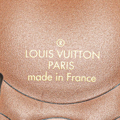 ルイ ヴィトン モノグラム ポルトクレ パピー キーホルダー チャーム M80242 ブラウン ゴールド レザー メッキ レディース LOUIS VUITTON 【中古】