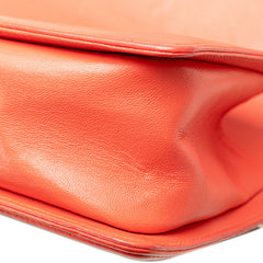 シャネル ココマーク ボーイシャネル25 ショルダーバッグ オレンジ マルチカラー ツイード ラムスキン レディース CHANEL 【中古】