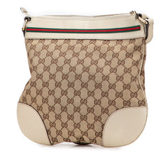 グッチ GGキャンバス メイフェア ショルダーバッグ 257065 ベージュ キャンバス レザー レディース GUCCI 中古