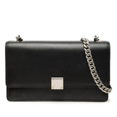 セリーヌ チェーン ショルダーバッグ ブラック レザー レディース CELINE 中古
