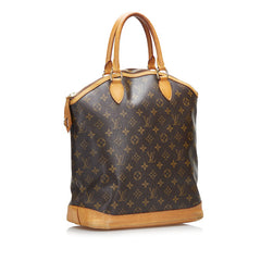 ルイ ヴィトン モノグラム ロックイットMM ハンドバッグ トートバッグ M40606 ブラウン PVC レザー レディース LOUIS VUITTON 【中古】
