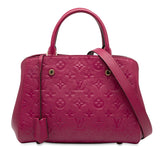 ルイ ヴィトン モノグラム アンプラント モンテーニュBB ハンドバッグ ショルダーバッグ 2WAY M50617 グレープ ピンク レザー レディース LOUIS VUITTON 【中古】