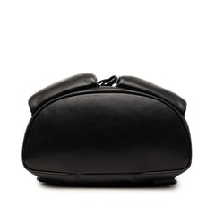プラダ 三角ロゴプレート リュック デイパック バックパック 2VZ067 ブラック レザー レディース PRADA 【中古】