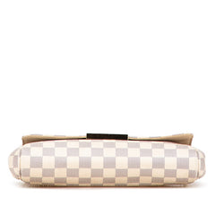 ルイ ヴィトン ダミエ アズール フェイボリットPM チェーン ハンドバッグ ショルダーバッグ 2WAY N41277 ホワイト PVC レザー レディース LOUIS VUITTON 【中古】