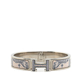 エルメス クリックH PM ブレスレット シルバー マルチカラー メタル レディース HERMES 【中古】