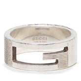 グッチ ブランデッドG リング 指輪 #15 SV925 シルバー レディース GUCCI 【中古】