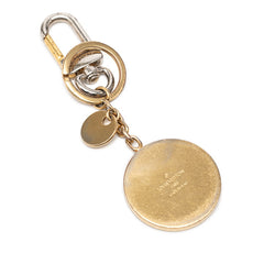 ルイ ヴィトン エピ ポルトクレ LVサークル チャーム キーホルダー キーリング M64513 ゴールド メッキ レディース LOUIS VUITTON 【中古】