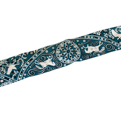 エルメス ツイリー Peuple du Vent 風の民 スカーフ ブルー ホワイト ブラック シルク レディース HERMES 【中古】