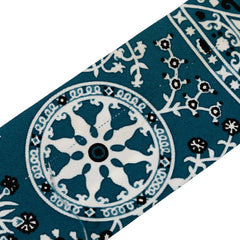 エルメス ツイリー Peuple du Vent 風の民 スカーフ ブルー ホワイト ブラック シルク レディース HERMES 【中古】