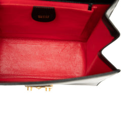 グッチ ハンドバッグ ブラック レザー レディース GUCCI 【中古】