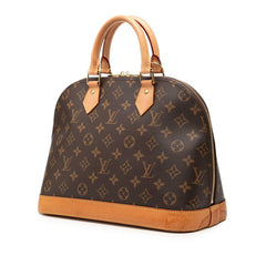 ルイ ヴィトン モノグラム アルマPM 新型 ハンドバッグ M53151 ブラウン PVC レザー レディース LOUIS VUITTON 【中古】