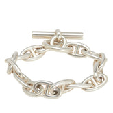 エルメス シェーヌダンクルGM 15コマ ブレスレット SV925 シルバー メンズ HERMES 【中古】