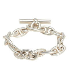 エルメス シェーヌダンクルGM 15コマ ブレスレット SV925 シルバー メンズ HERMES 【中古】