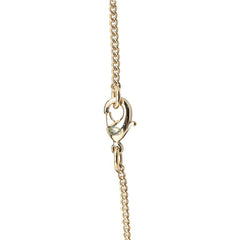 シャネル ココマーク ラインストーン ネックレス シャンパンゴールド メッキ フェイクパール レディース CHANEL 【中古】