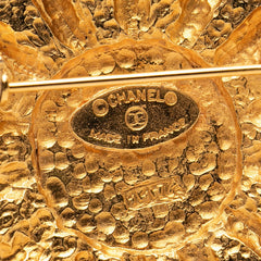 シャネル エンブレム ココマーク ブローチ ゴールド メッキ レディース CHANEL 【中古】