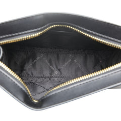 マイケルコース SHEILA SM EW TZ XBODY 斜め掛け ショルダーバッグ クロスボディ ブラック PVC レディース Michael Kors 【中古】