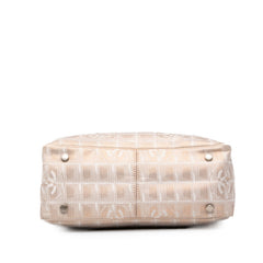シャネル ココマーク ニュートラベルラインPM トートバッグ ショルダーバッグ A20457 ピンク ナイロン レザー レディース CHANEL 中古