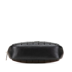 サンローラン キルティング ポーチ コスメポーチ ブラック レザー レディース SAINT LAURENT 【中古】