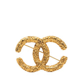 シャネル ココマーク ヨウガン 溶岩 モチーフ ブローチ ゴールド メッキ レディース CHANEL 【中古】