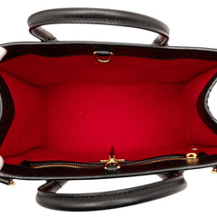 グッチ 100周年記念 ロゴ トートバッグ ショルダーバッグ 2WAY 659988 レッド ブラック キャンバス レザー レディース GUCCI 【中古】