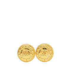 シャネル ヴィンテージ ココマーク ロゴ イヤリング ゴールド メッキ レディース CHANEL 【中古】