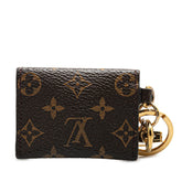 ルイ ヴィトン モノグラム ポルトクレ キリガミ キーホルダー バッグチャーム M69003 ブラウン PVC メッキ レディース LOUIS VUITTON 【中古】