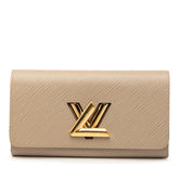 ルイ ヴィトン エピ ポルトフォイユ ツイスト 長財布 M67510 ベージュ レザー レディース LOUIS VUITTON 【中古】