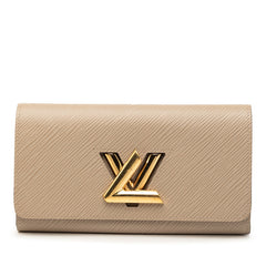 ルイ ヴィトン エピ ポルトフォイユ ツイスト 長財布 M67510 ベージュ レザー レディース LOUIS VUITTON 【中古】