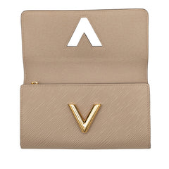 ルイ ヴィトン エピ ポルトフォイユ ツイスト 長財布 M67510 ベージュ レザー レディース LOUIS VUITTON 【中古】