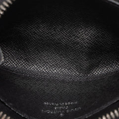 ルイ ヴィトン モノグラム エクリプス ポルトモネ ジュール コインケース 小銭入れ M63536 ブラック PVC レザー メンズ LOUIS VUITTON 中古
