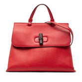 グッチ バンブー デイリー ハンドバッグ ショルダーバッグ 2WAY 392013 レッド レザー レディース GUCCI 【中古】
