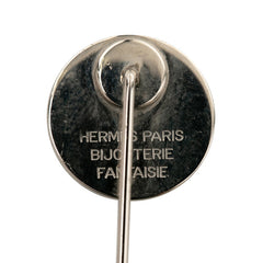 エルメス セリエ ピンブローチ シルバー メタル レディース HERMES 【中古】