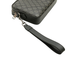 グッチ GGスプリーム オフィディア ショルダーバッグ 699439 グレー PVC レザー レディース GUCCI 【中古】