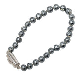 シャネル ココマーク ブレスレット シルバー フェイクパール メタル レディース CHANEL 【中古】