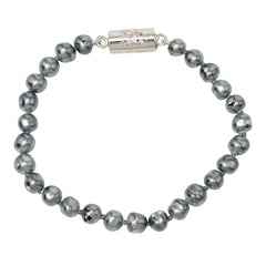 シャネル ココマーク ブレスレット シルバー フェイクパール メタル レディース CHANEL 【中古】