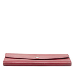 ルイ ヴィトン エピ ポルトフォイユ エミリー 長財布 M60851 フューシャ レッド系 レザー レディース LOUIS VUITTON 【中古】