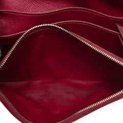 ルイ ヴィトン エピ ポルトフォイユ エミリー 長財布 M60851 フューシャ レッド系 レザー レディース LOUIS VUITTON 【中古】